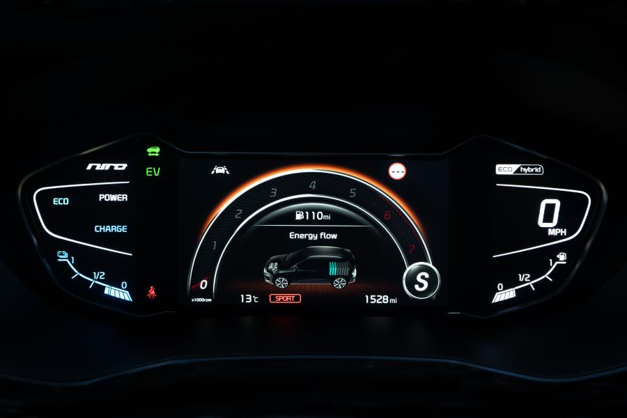 Панель приборов Kia Niro EcoHybrid (DE) 2019 года  (UK) (фото 8 из 40)